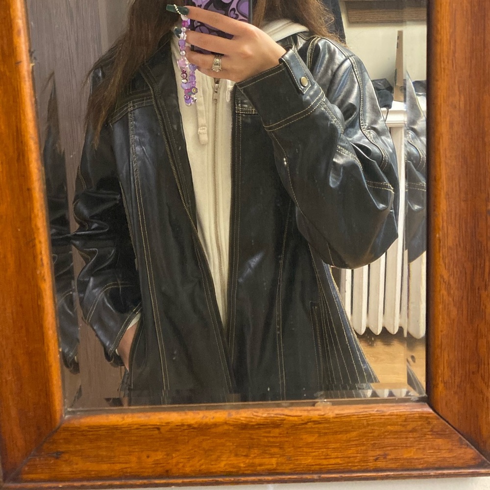 Leather jacket